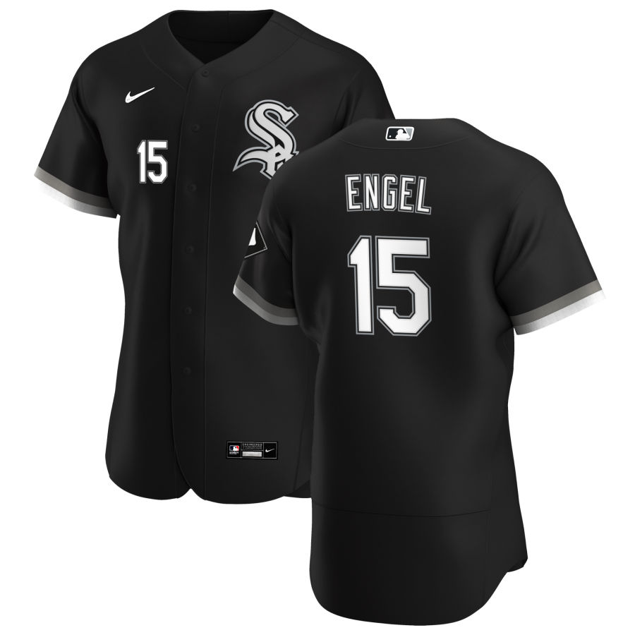 Chicago White Sox 15 Adam Engel Men Nike Black Alternate 2020 Authentic Player MLB Jersey